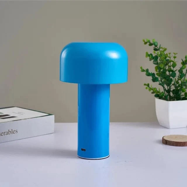 Lampe champignon LED USB GlowLight | Marco Lucetti Bleu