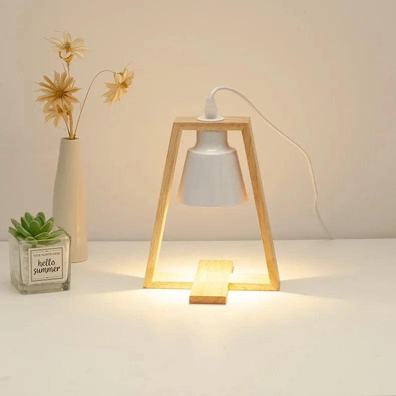 Lampe chauffe-bougie Scandinave Nordic Wood 110/230V | Marco Lucetti