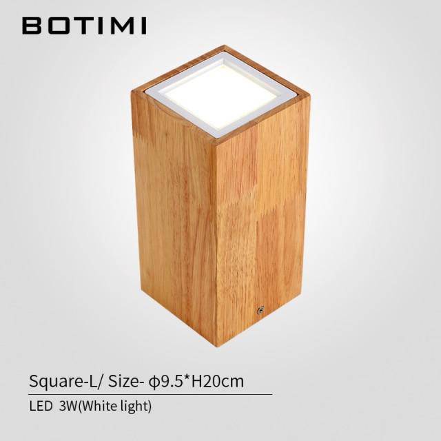 Lampe Cube en Bois LED Loft | Marco Lucetti Cube / L / Froide