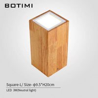Lampe Cube en Bois LED Loft | Marco Lucetti Cube / L / Naturelle