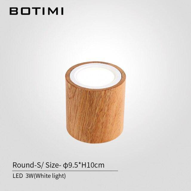 Lampe Cube en Bois LED Loft | Marco Lucetti Cylindre / S / Froide