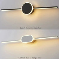 Lampe d'Applique Murale LED Moderne 60CM Miroir Lumineux À Bande Longue - Base Carrée  | Marco Lucetti