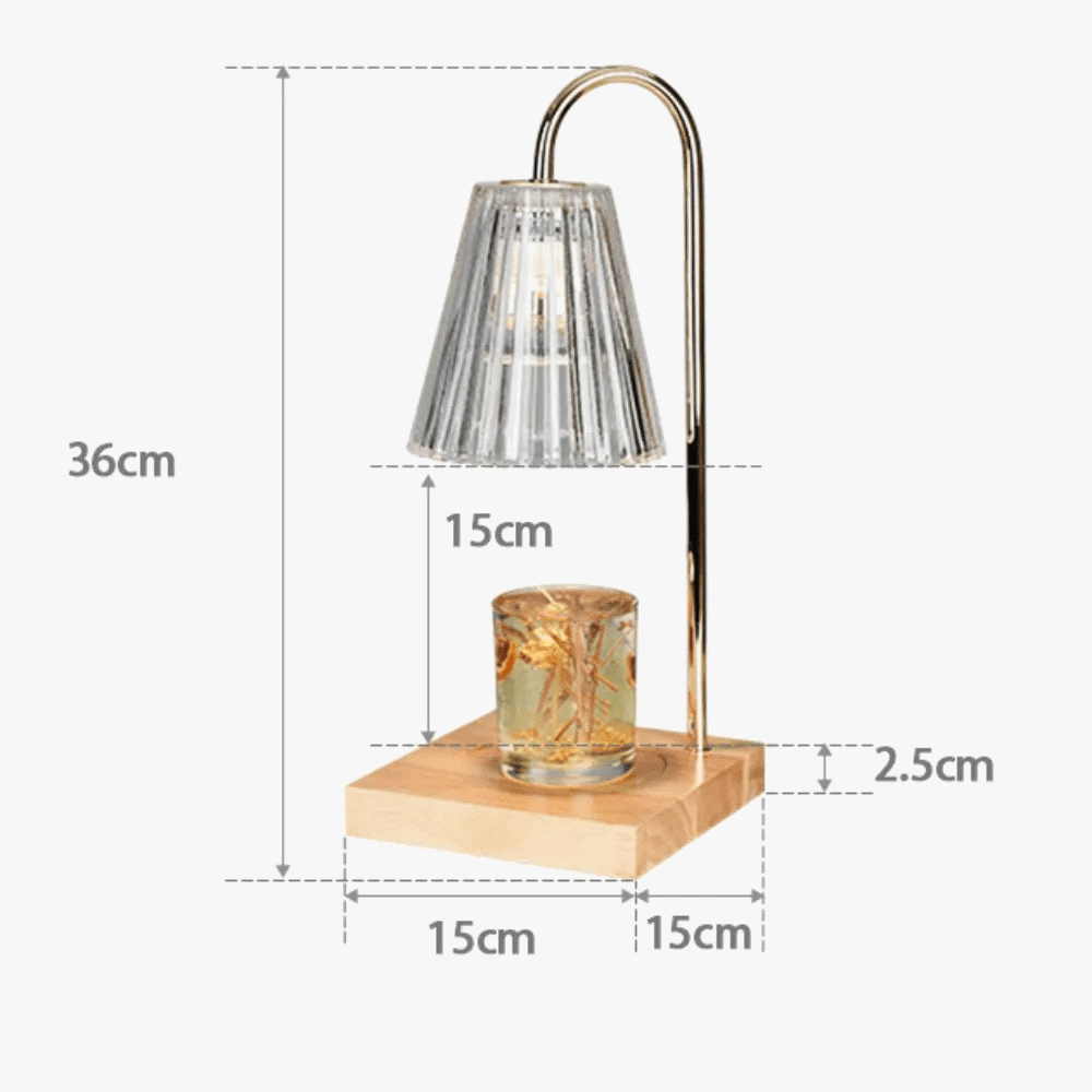 Lampe d'aromathérapie en bois - Essence de Bien-être | Marco Lucetti