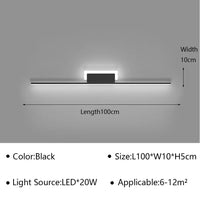 Applique Murale LED Moderne pour Salon et Chambre - Luminaire Design Grid TV Wall Lamp - Décoration Intérieure Chic