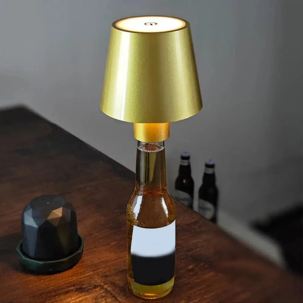 Lampe de Bouteille de Vin sans Fil Portable pour Bars et Événements - Éclat Vinifié | Marco Lucetti