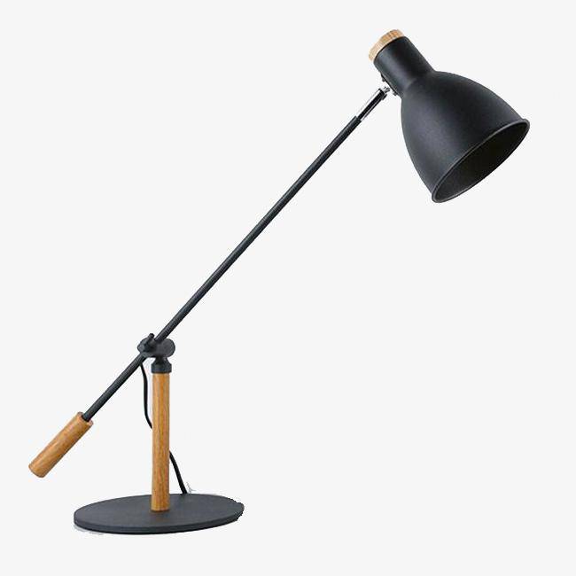 Lampe de bureau à LED ajustable, design métal et bois | Marco Lucetti