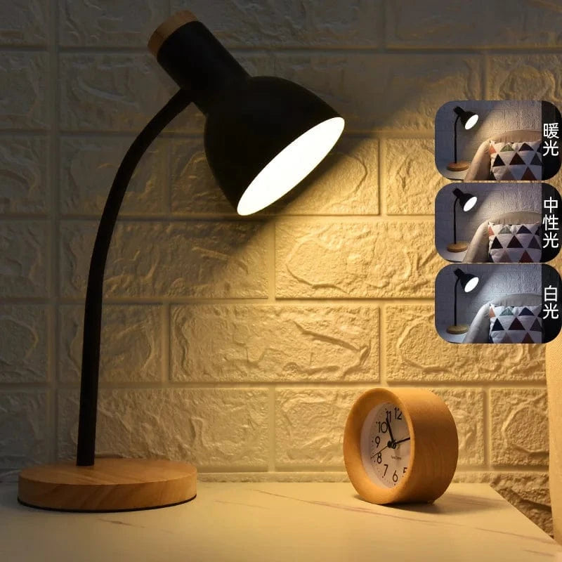 Lampe de bureau ajustable pour la lecture. | Marco Lucetti Prise USB / B Noir / Blanc chaud fixe