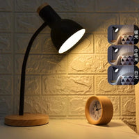 Lampe de bureau ajustable pour la lecture. | Marco Lucetti Prise USB / B Noir / Blanc chaud fixe
