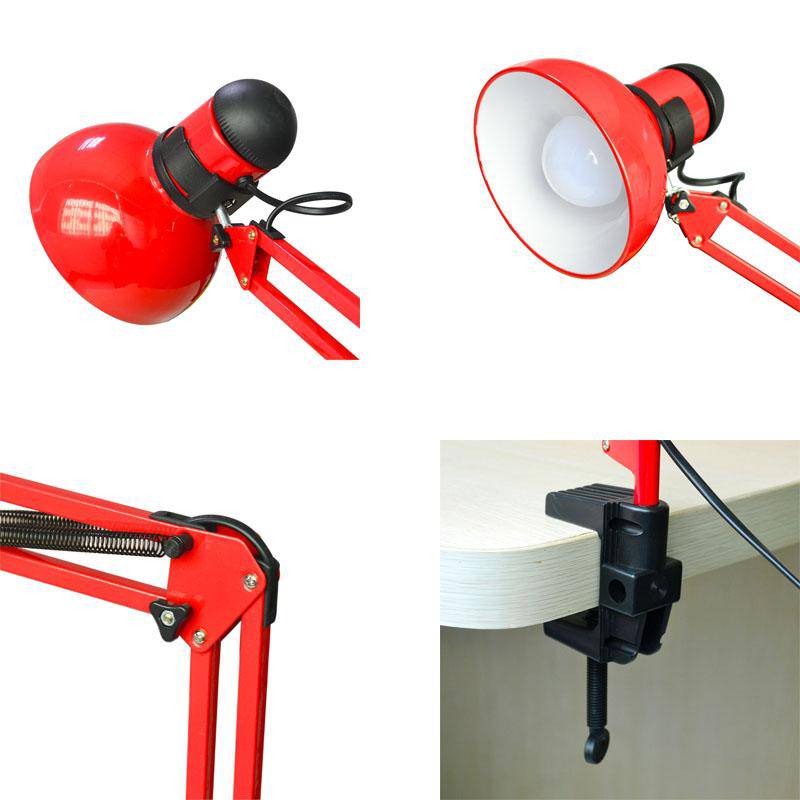 Lampe de bureau articulée de qualité - Disponible en noir, blanc ou rouge | Marco Lucetti