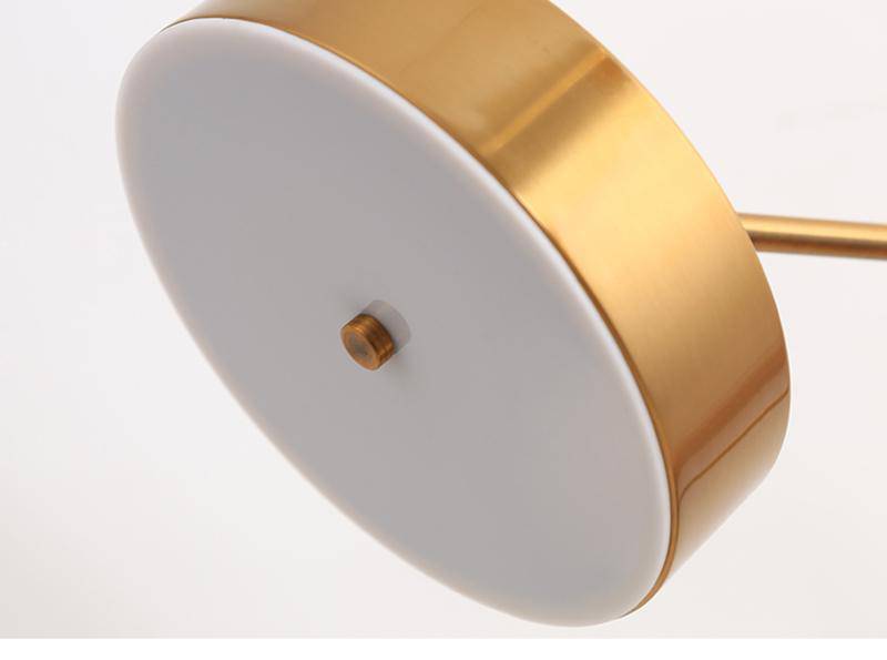 Lampe de bureau doré arrondi Study Gold Coast | Marco Lucetti