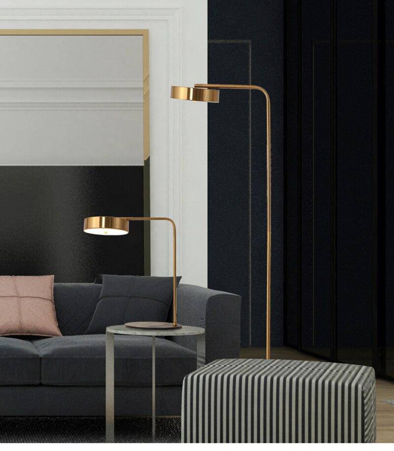 Lampe de bureau doré arrondi Study Gold Coast | Marco Lucetti