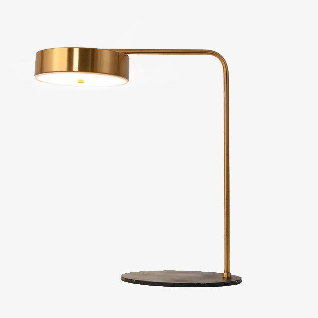 Lampe de bureau doré arrondi Study Gold Coast | Marco Lucetti