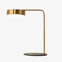 Lampe de bureau doré arrondi Study Gold Coast | Marco Lucetti