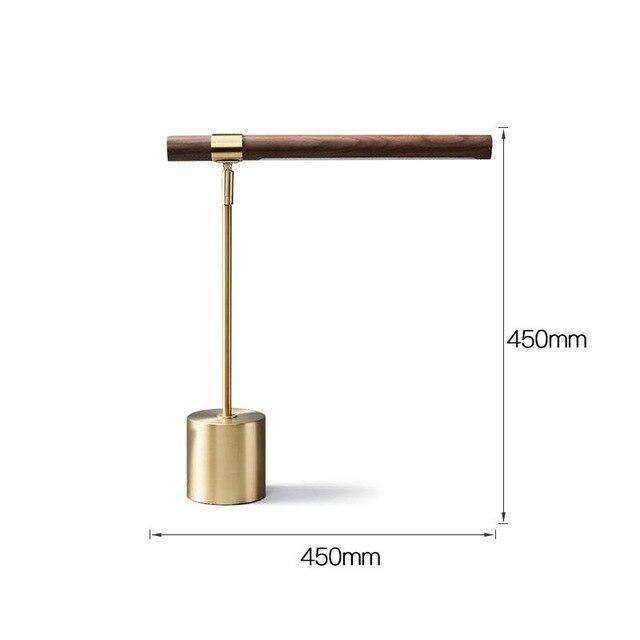 Lampe de bureau dorée à LED avec protection renforcée | Marco Lucetti