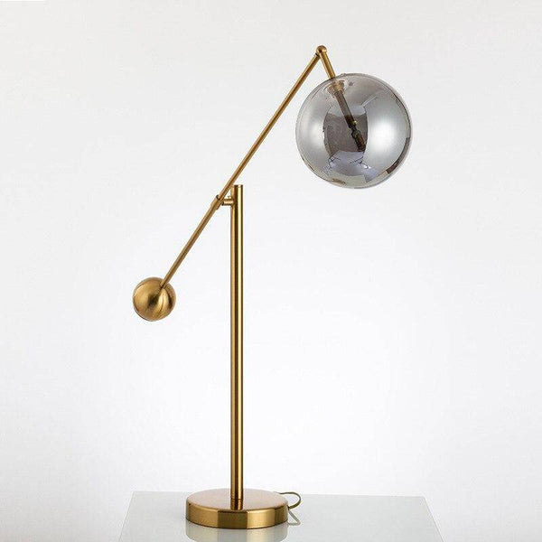 Lampe de bureau dorée ajustable Design Model | Marco Lucetti