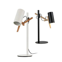 Lampe de bureau en bois naturel japonais Aswan Zen | Marco Lucetti