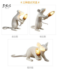 Lampe de bureau en forme de souris illuminée | Marco Lucetti