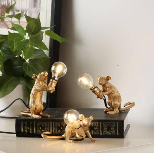 Lampe de bureau en forme de souris illuminée | Marco Lucetti