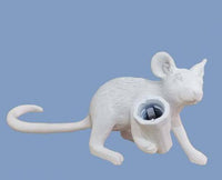 Lampe de bureau en forme de souris illuminée | Marco Lucetti C - Blanc