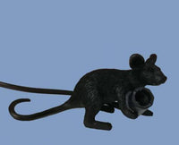 Lampe de bureau en forme de souris illuminée | Marco Lucetti C - Noir