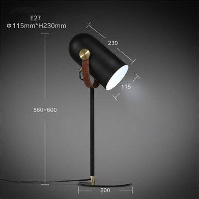 Lampe de bureau en métal design ajustable - Style européen | Marco Lucetti