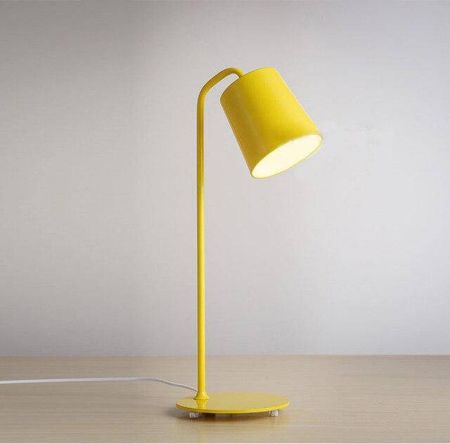 Lampe de bureau et chevet métallique | Marco Lucetti Jaune