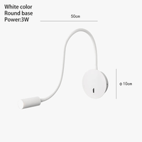 Lampe de bureau GYS FlexiLight avec interrupteur et liseuse LED | Marco Lucetti