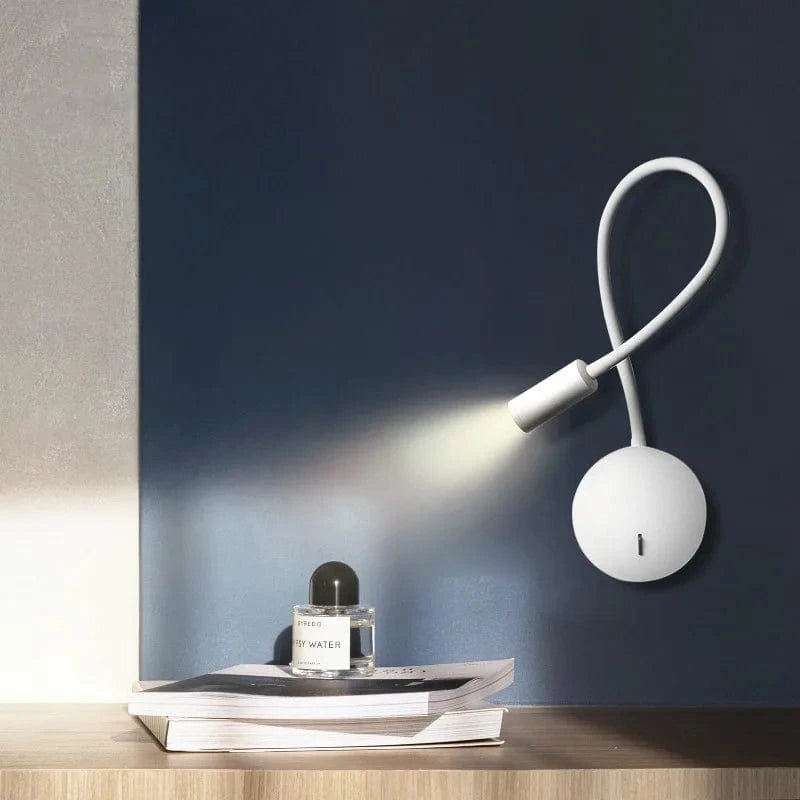 Lampe de bureau GYS FlexiLight avec interrupteur et liseuse LED | Marco Lucetti
