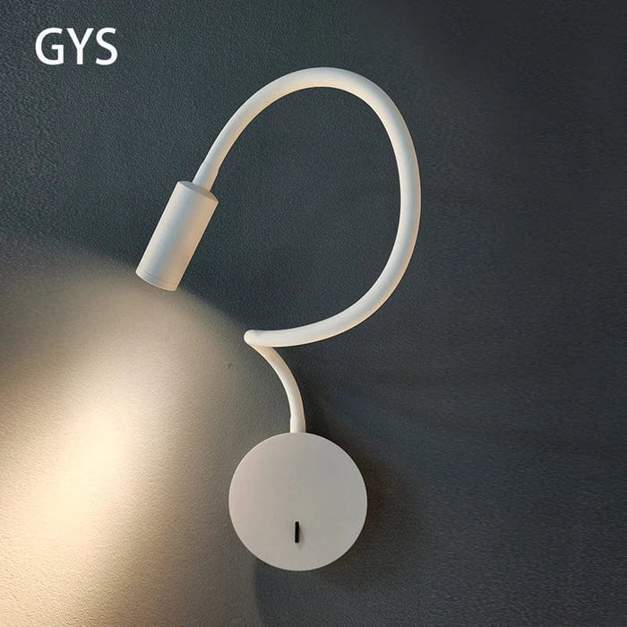Lampe de bureau GYS FlexiLight avec interrupteur et liseuse LED | Marco Lucetti