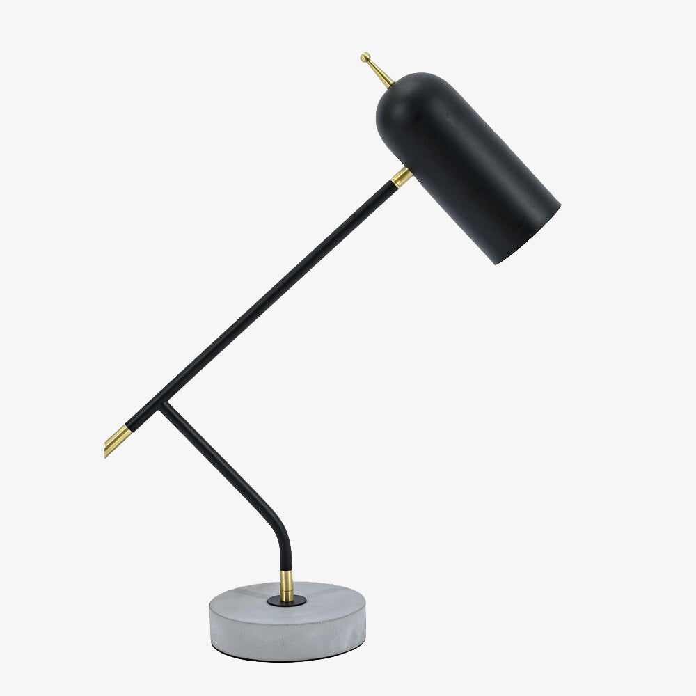 Lampe de bureau LED Tekna - Style industriel en noir