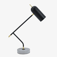 Lampe de bureau LED Tekna - Style industriel en noir
