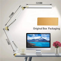 Lampe de bureau LED 10W avec pince | Marco Lucetti L-Blanc-Or BOX