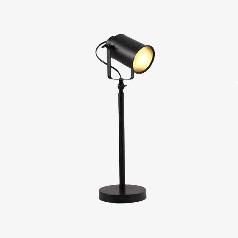 Lampe de bureau LED à spot ajustable - Noir | Marco Lucetti