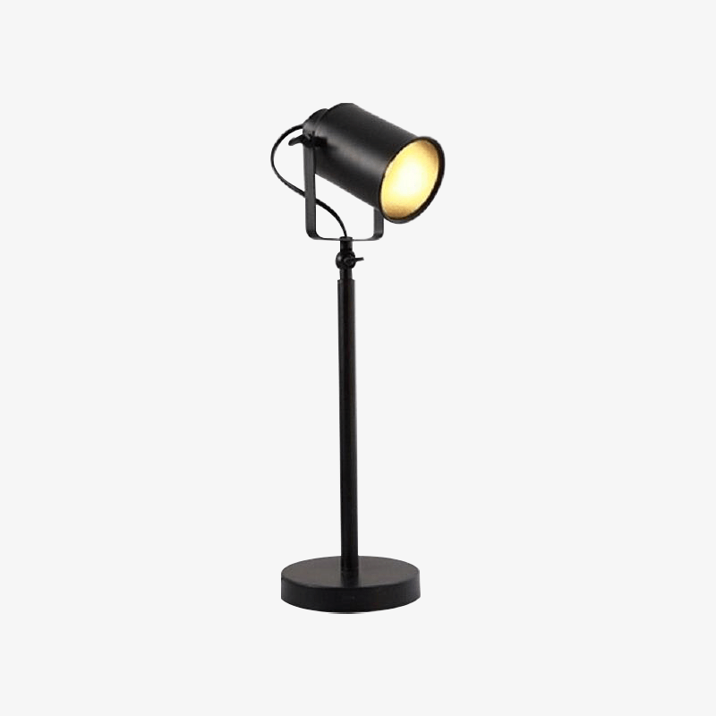 Lampe de bureau LED à spot ajustable - Noir | Marco Lucetti