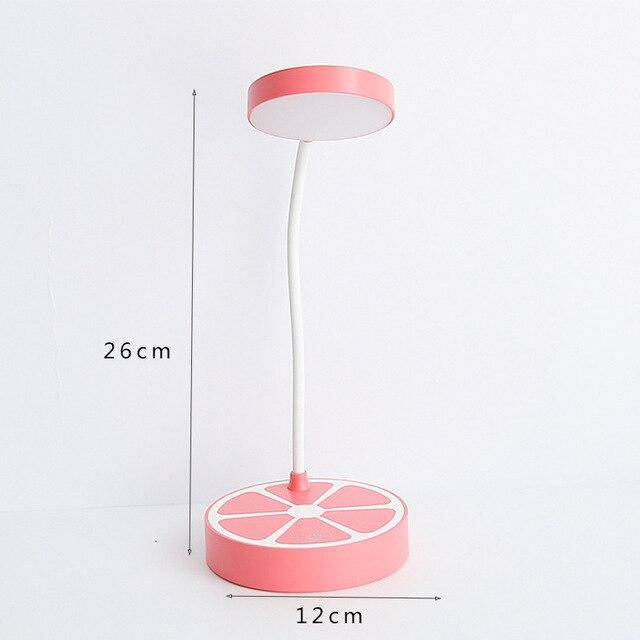 Lampe de bureau LED Citron USB | Marco Lucetti Rose