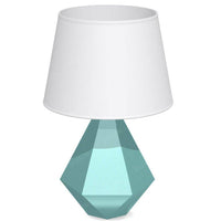 Lampe de bureau LED Crystal Blanc | Marco Lucetti Bleu