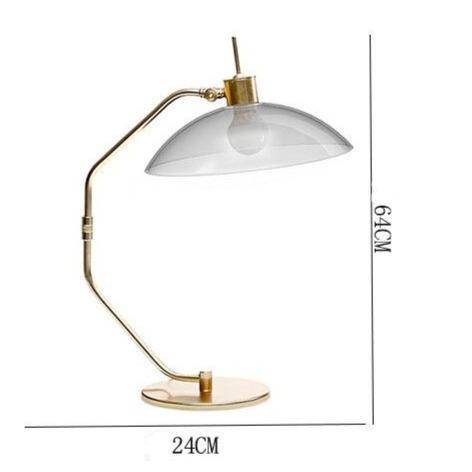 Lampe de bureau LED cuivrée élégante | Marco Lucetti