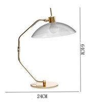 Lampe de bureau LED cuivrée élégante | Marco Lucetti