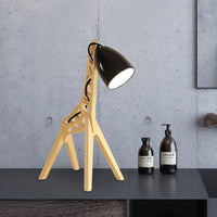 Lampe de bureau LED en bois Girafe, design moderne | Marco Lucetti