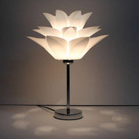 Lampe de bureau LED Fleur de Lotus Blanche | Marco Lucetti