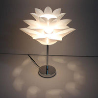 Lampe de bureau LED Fleur de Lotus Blanche | Marco Lucetti