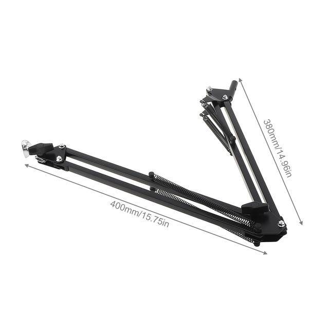 Lampe de bureau LED noire avec pince et bras articulé | Marco Lucetti