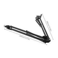 Lampe de bureau LED noire avec pince et bras articulé | Marco Lucetti