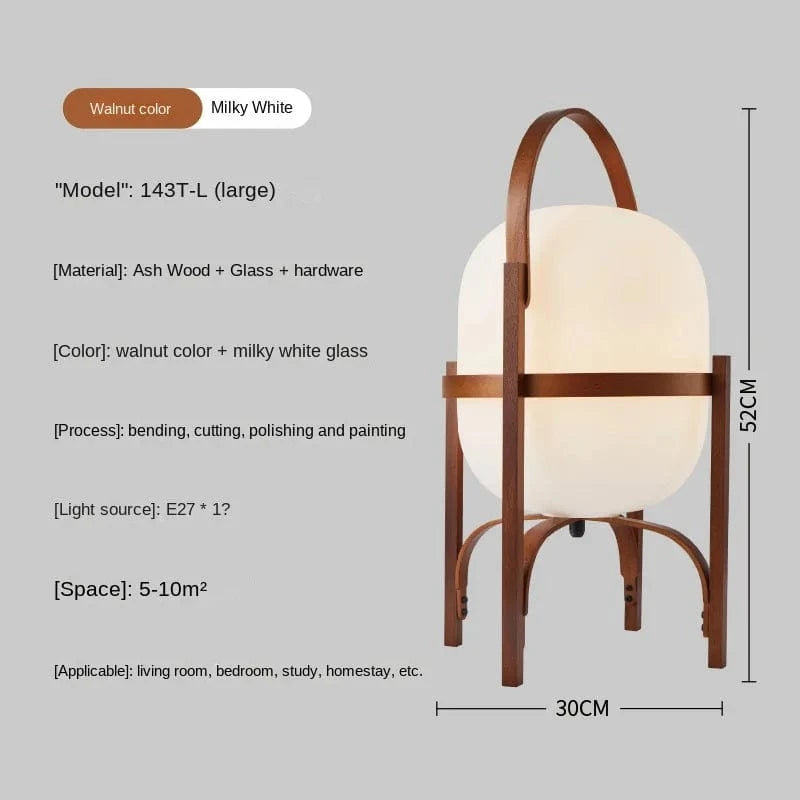 Lampe de bureau LED nordique en bois nordique | Marco Lucetti Un grand B