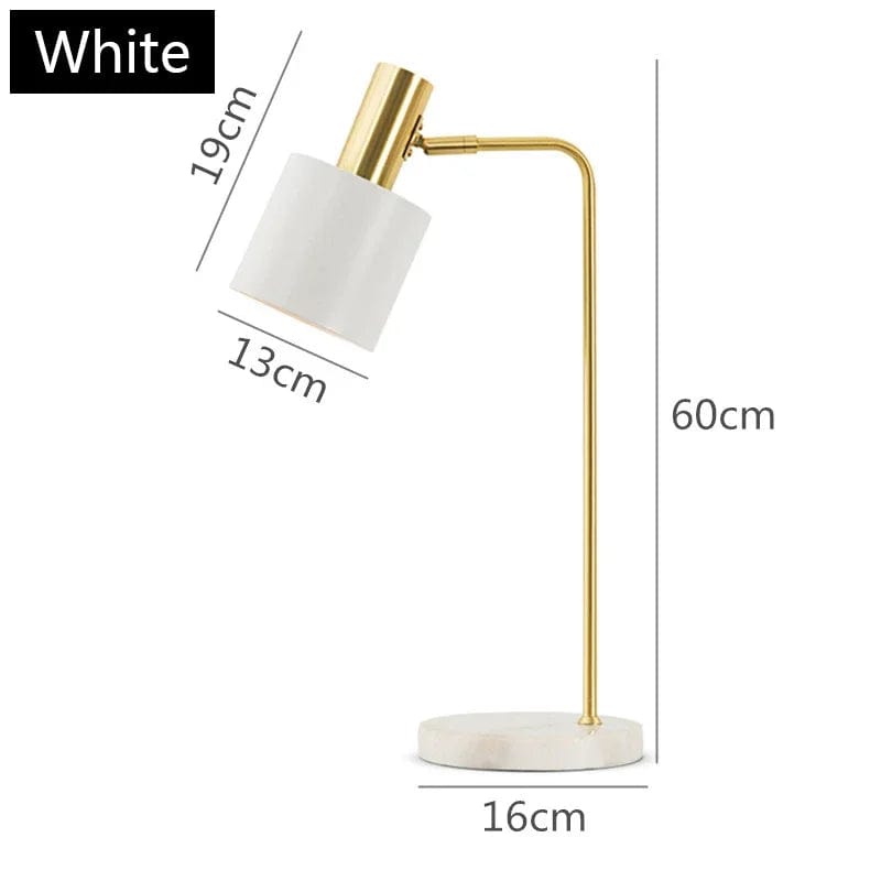 Lampe de bureau LED nordique réglable pour lecture et décoration - Éclairage design | Marco Lucetti