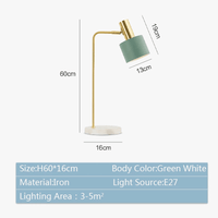 Lampe de bureau LED nordique réglable pour lecture et décoration - Éclairage design | Marco Lucetti