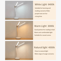 Lampe de Bureau LED Tactile 3 Niveaux - Veilleuse USB Rechargeable | Marco Lucetti