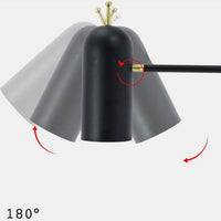 Lampe de bureau LED Tekna - Style industriel en noir | Marco Lucetti