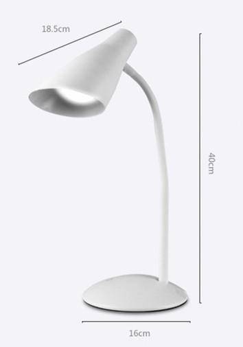Lampe de bureau LED USB (noir/blanc) | Marco Lucetti