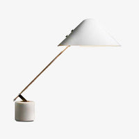 Lampe de bureau Luxe blanc. | Marco Lucetti